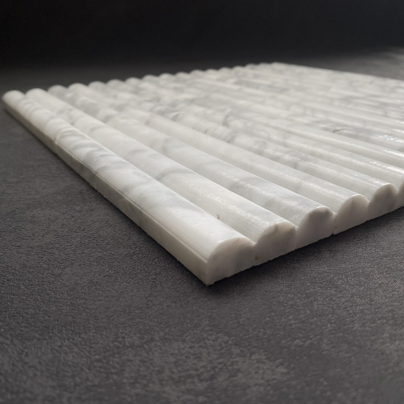 Premium Carrara White Marble Mosaic for Hotel Decor