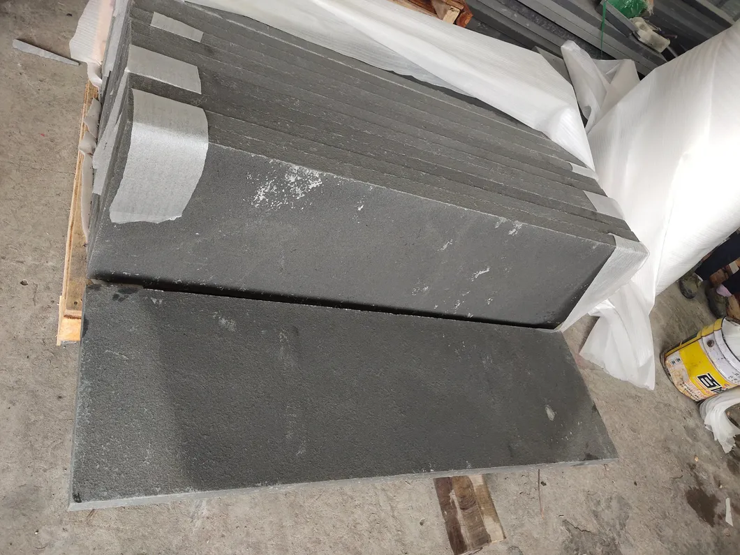 Nature Stone Black Sandstone for Paving Tiles