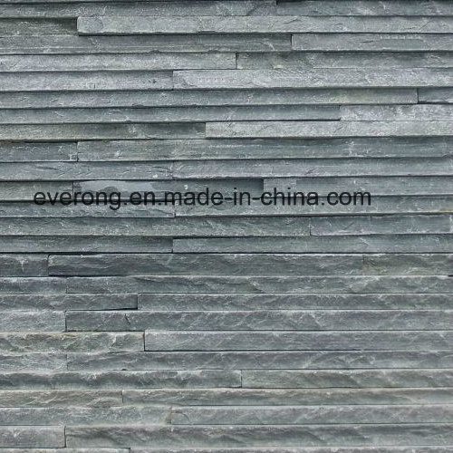 Small Strip Yellow Slate Stacked Ledge Culture Stone for Wall Cladding