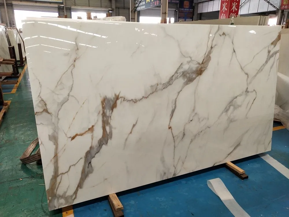 Calacatta Nano White Marble Stone