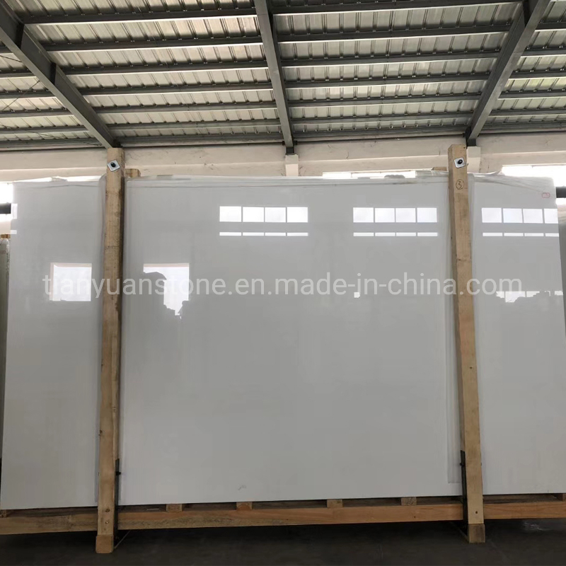 White Nano Crystallized Glass Stone for Floor, Background Wall, Bathroom, Kitchen Counter Top, Partitions, Tea Table