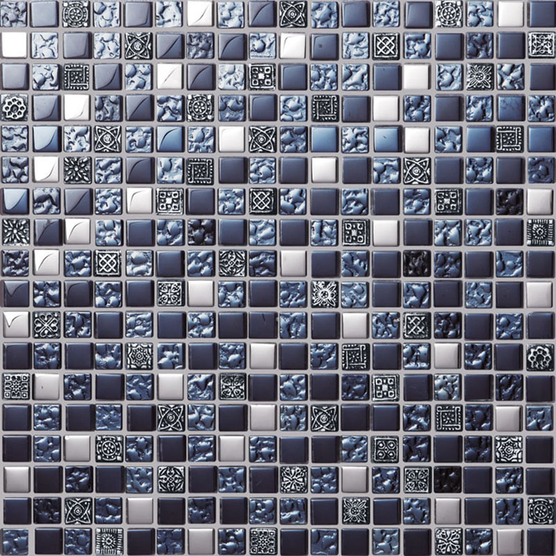 China Supplier Decoration Mixed Marble Glass Mosaic