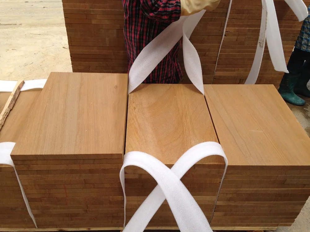 Yellow Wood Grain Sandstone 1