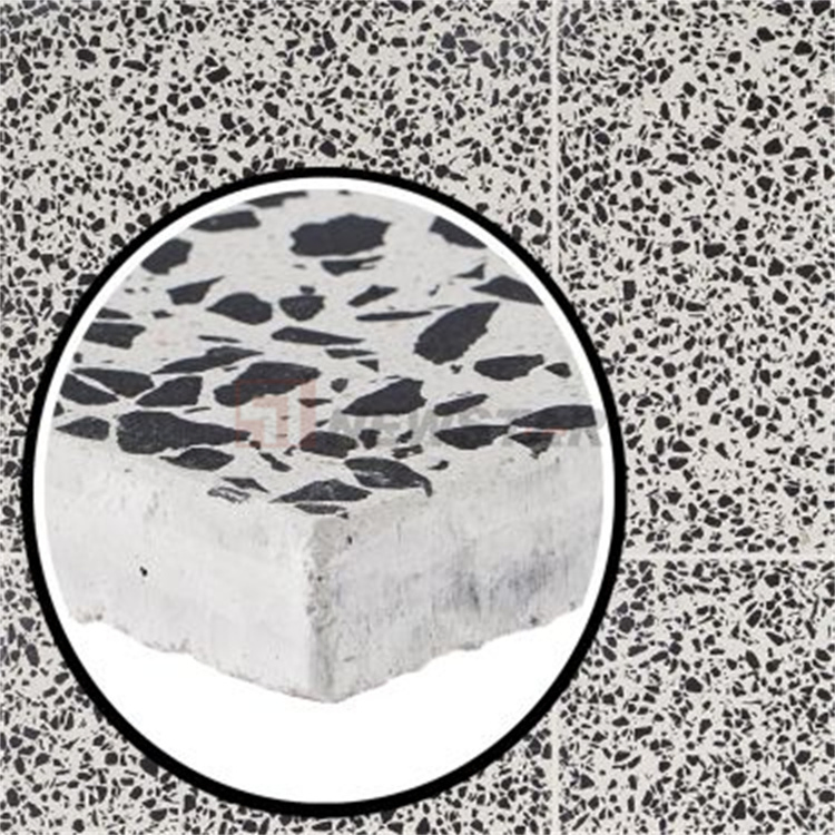 Newstar Polished Terrazzo Flooring Porcelain Tile Products Colorful Shopping Mall 600X600mm Terrazzo Tile