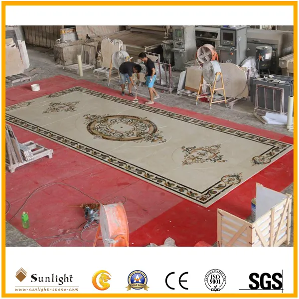 Water Jet Marble Medallion Pattern 9