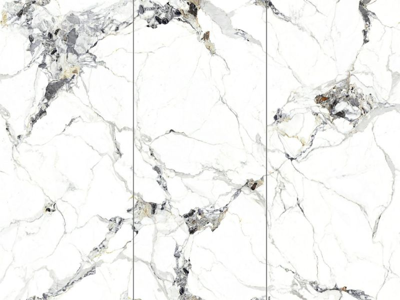 Luxury High-End Sintered Stone 1200X2700mm Big Slabs Porcelain Marble Tile Glazed Finished Sintered Stone for House Wall and Floor