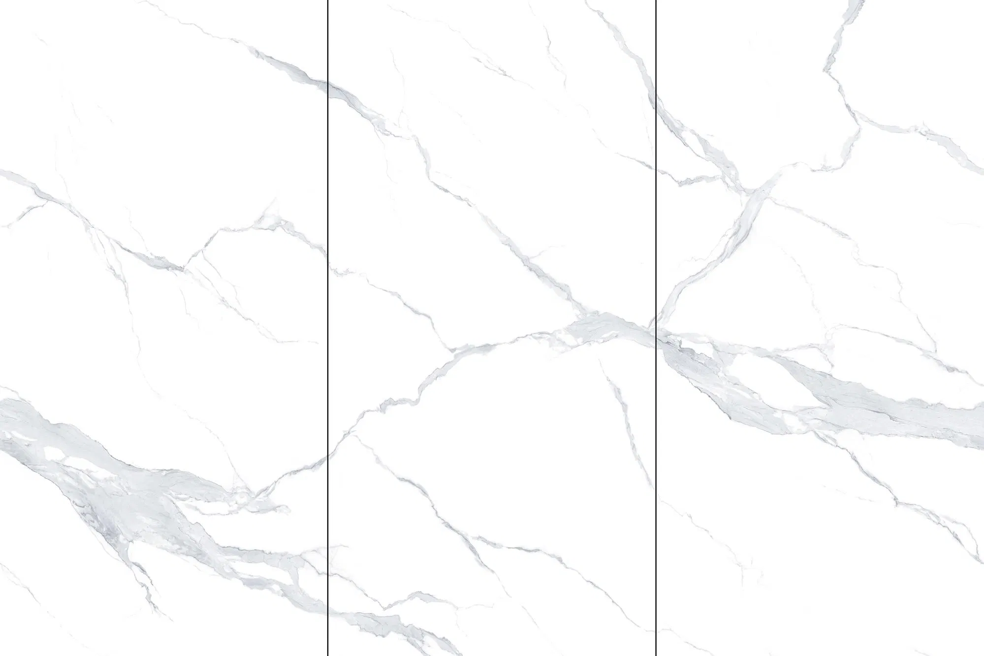 Modern Luxury Carrara White Porcelain Big Slab Sintered Stone 1200*2400