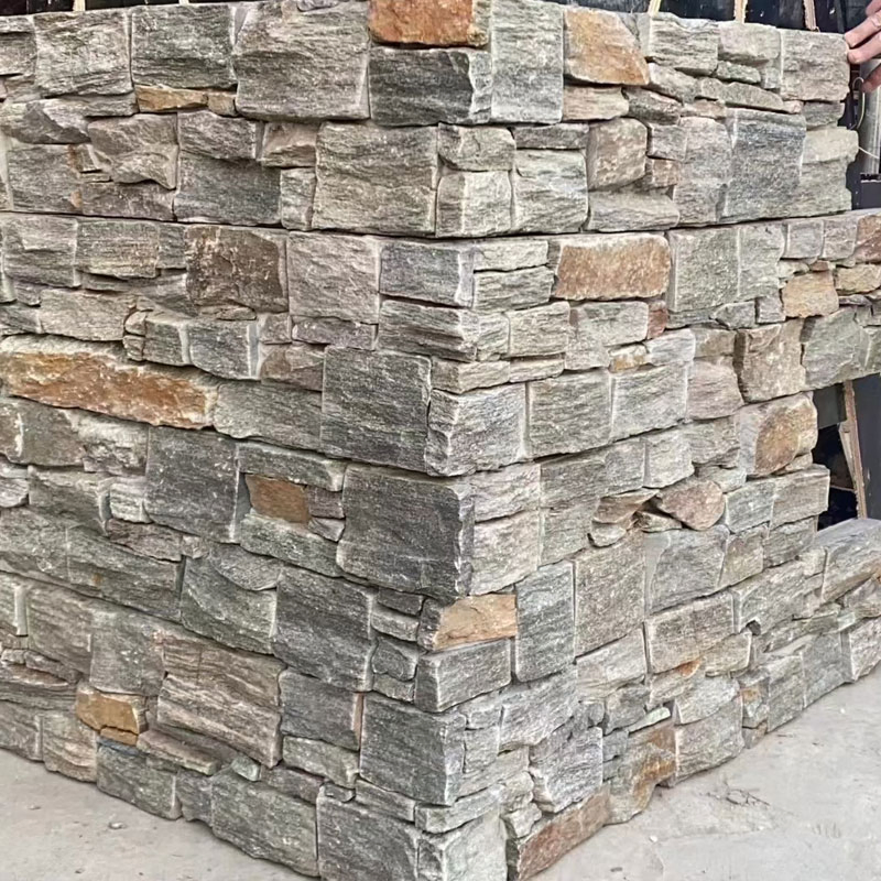 Natural Split Ledge Stacked Flexible Stone Veneer Rock Panels