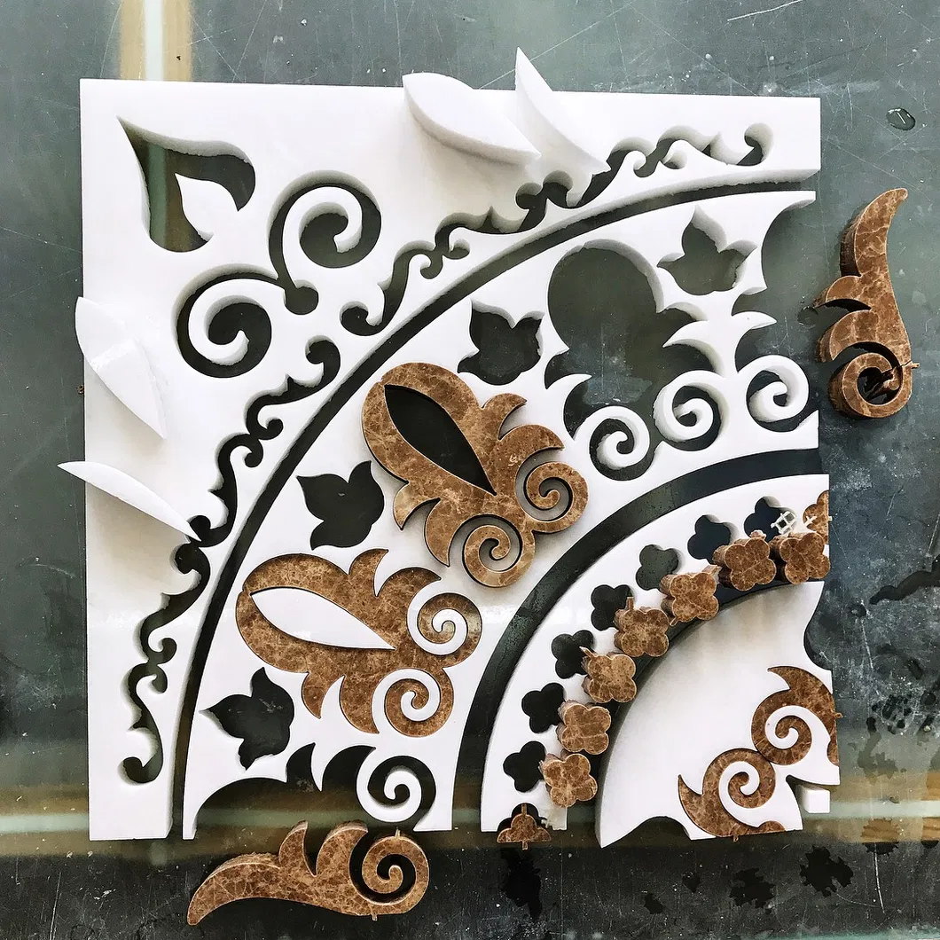 Waterjet Marble Medallion Design 2