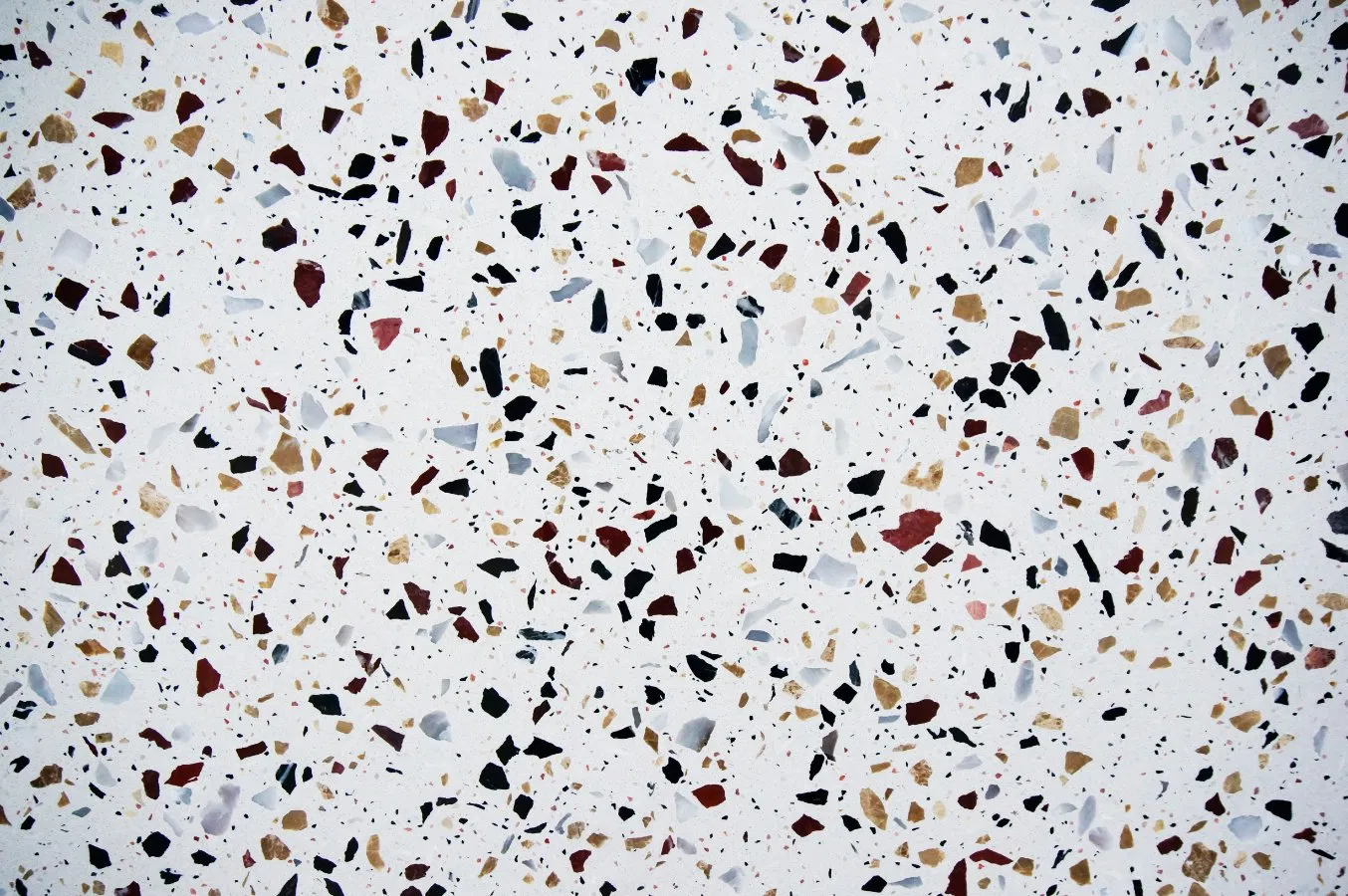 Colorful Inorganic Terrazzo for Artificial Stone Kitchen Countertop Wt238