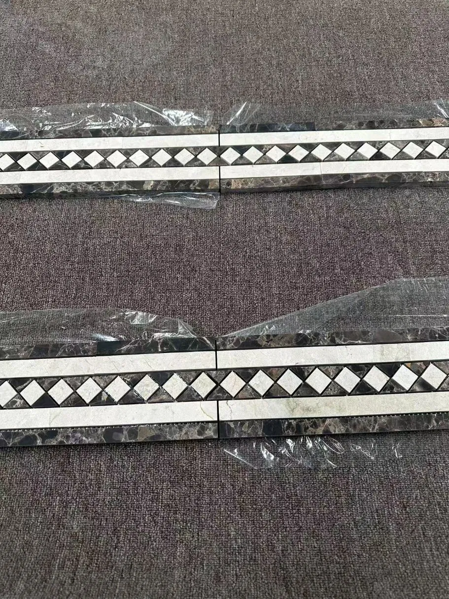 Nature Marble Mosaic Border Skirting Tile