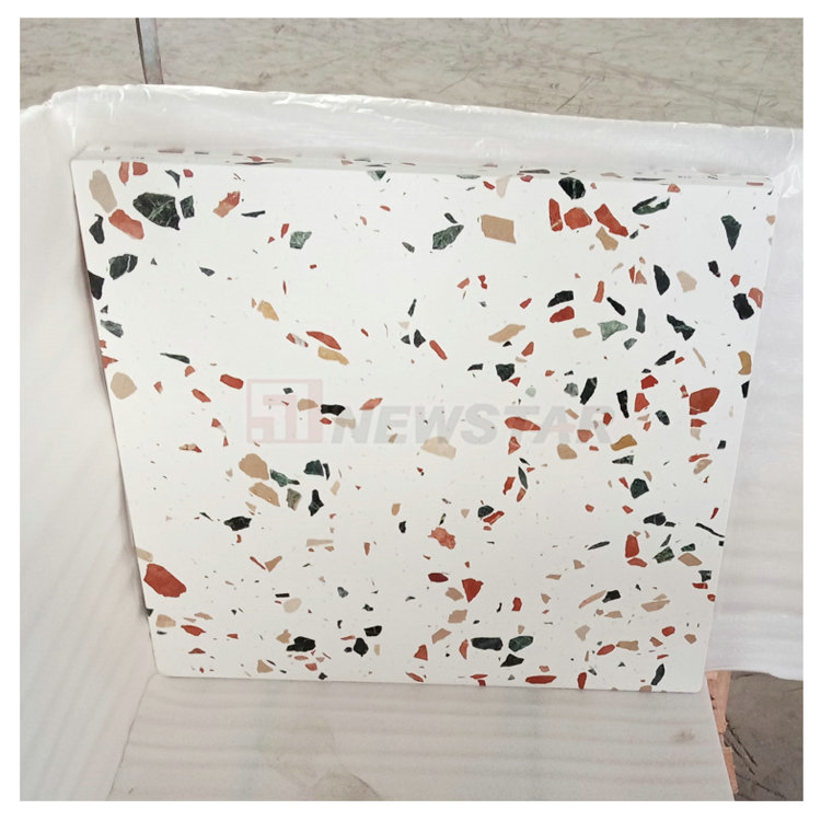 Artificial Stone 90cm Colorful Terrazzo Flooring Terrazzo Stone Price Tiles Terrazzo
