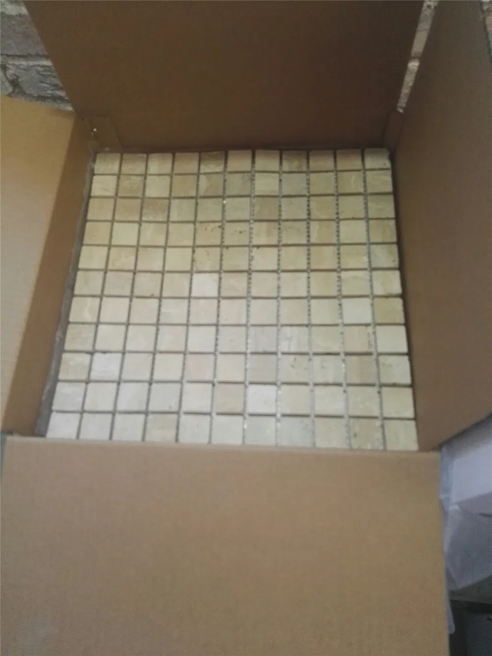 Marble/Travetine Mosaic White/Yellow/Beige Mosaic for Decoration