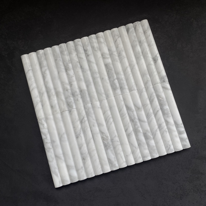 Premium Carrara White Marble Mosaic for Hotel Decor