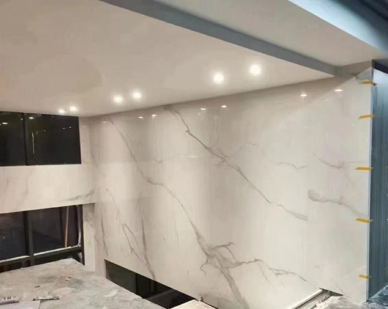 New 1200X2700mm Marble Floor Tiles Sintered Stone for Interior Large Format Marbre Sintered Stone Slabs