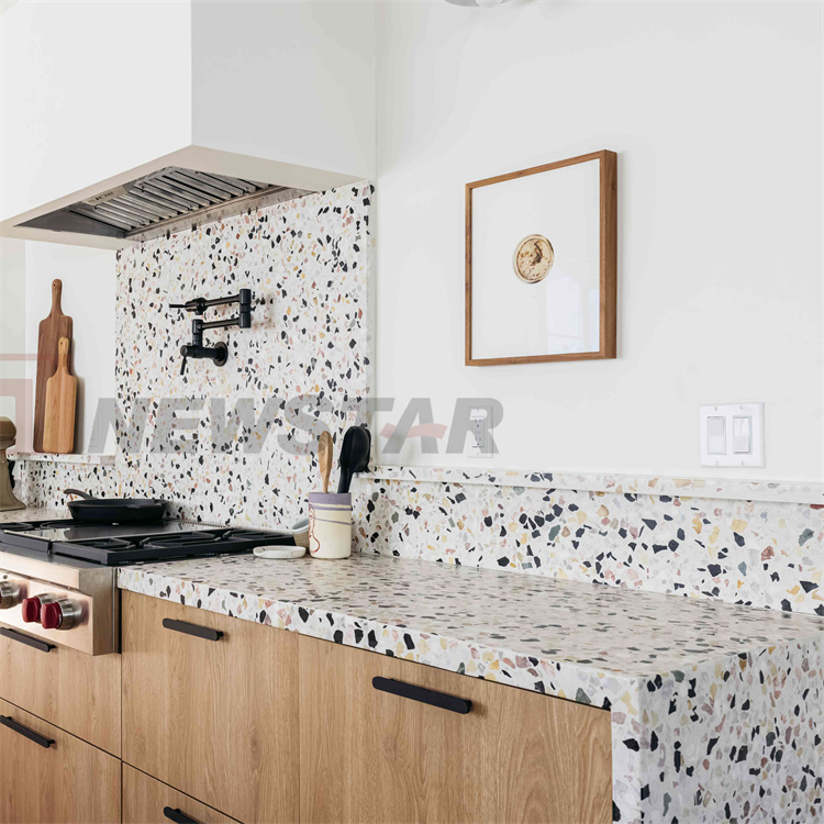 Artificial Terrazzo for Floor Tiles/Wall Tile/Kitchen Top/ Table Top/ Indoor and Outdoor Terrazzo