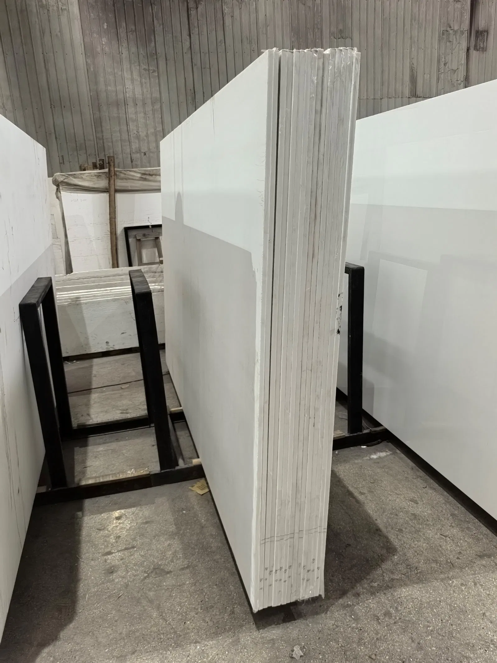 Artificial Stone Crystal Pure White Nano Glass for Wall Decoration/Countertop/Vanity Top