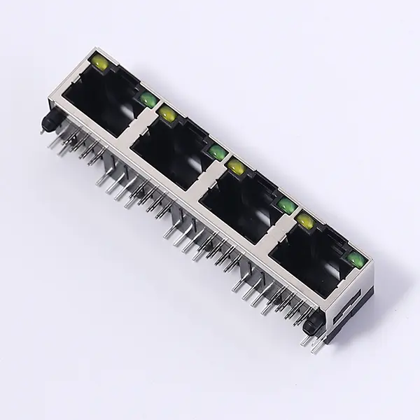 China RJ45 1*4 Half pack Exporters, Exporter