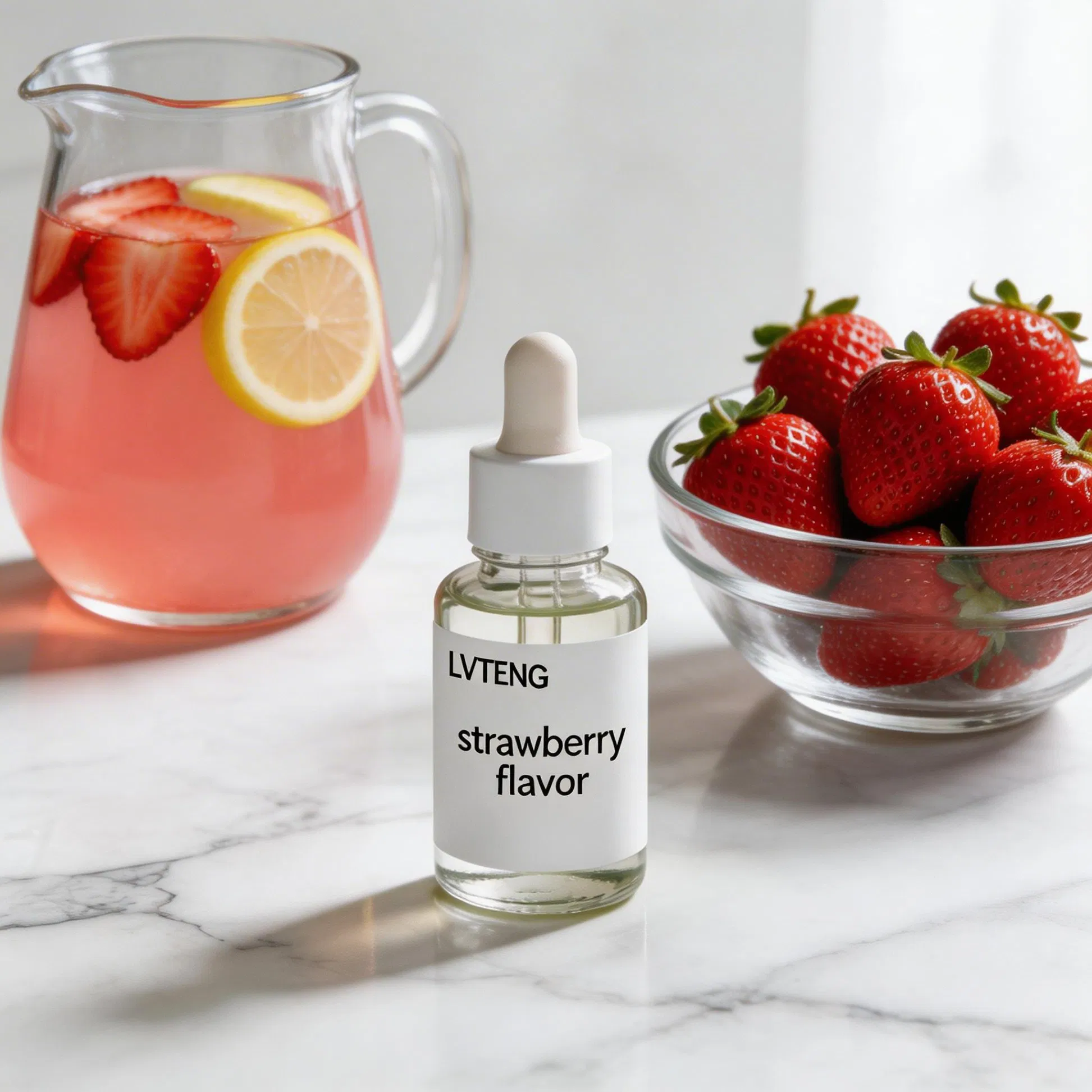 Strawberry Essence Concentrate for Delightful Beverages and Sweet Treats