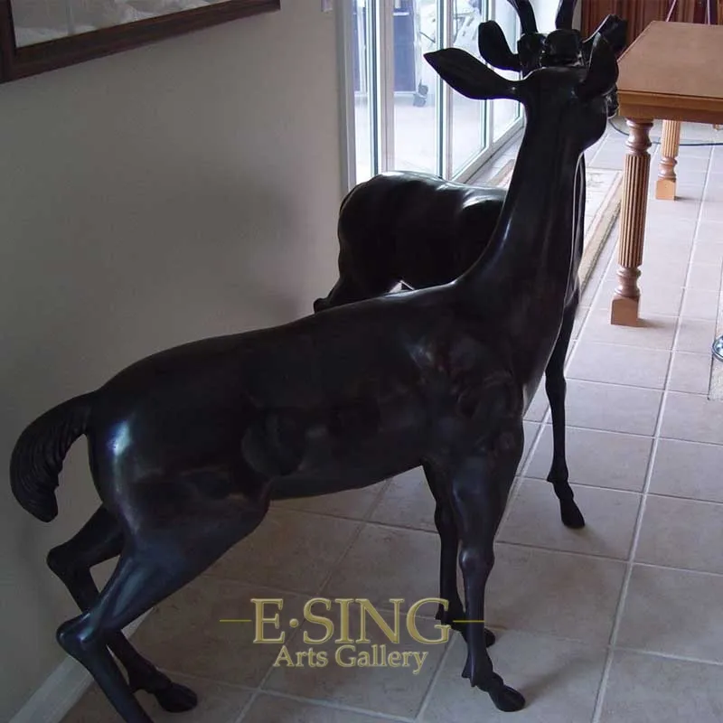 Bronze Elk Sculpture View 2