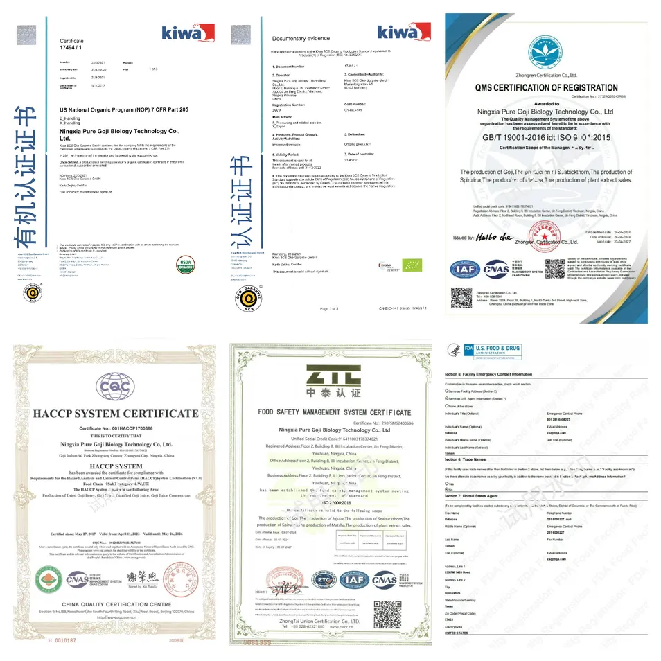 Certifications 1
