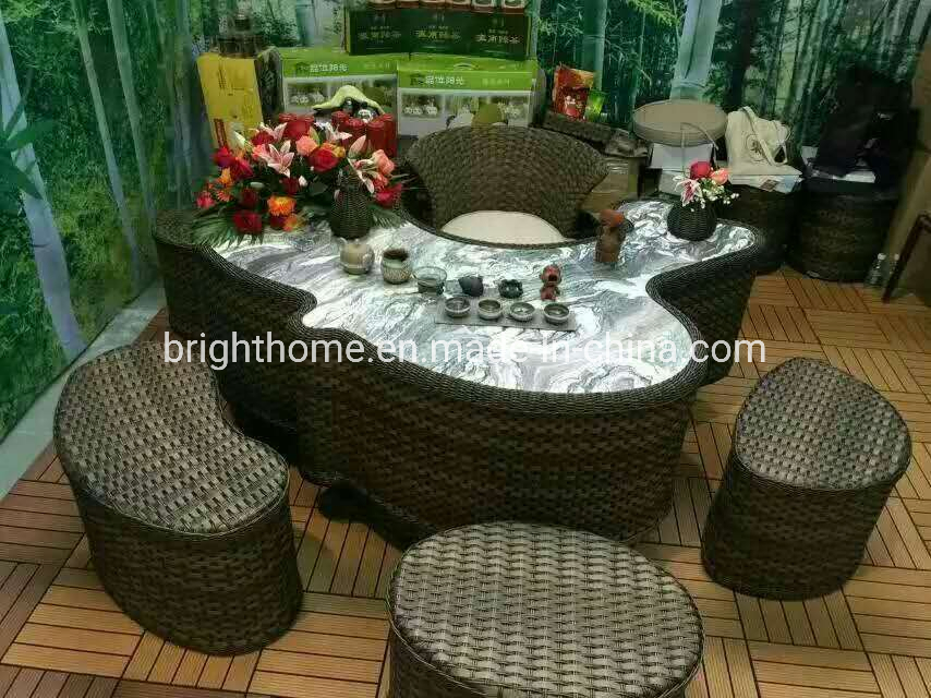 Outdoor and Indoor Tea Table Wicker Weaving Furniture Bp-A68A