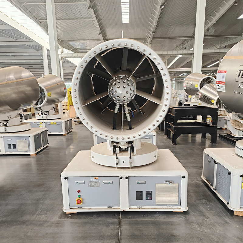 Ai-Powered Wind Speed Adaptive Spray Trajectory Algorithm with Lidar Environmental Scanning Technology Fog Cannon