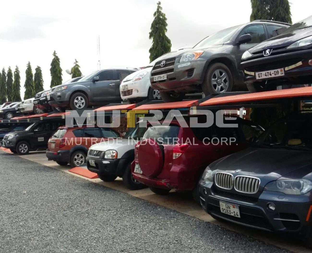 5 Years Warranty Hydraulic Parking Lot Car Parking Lift for Indoor and Outdoor Use