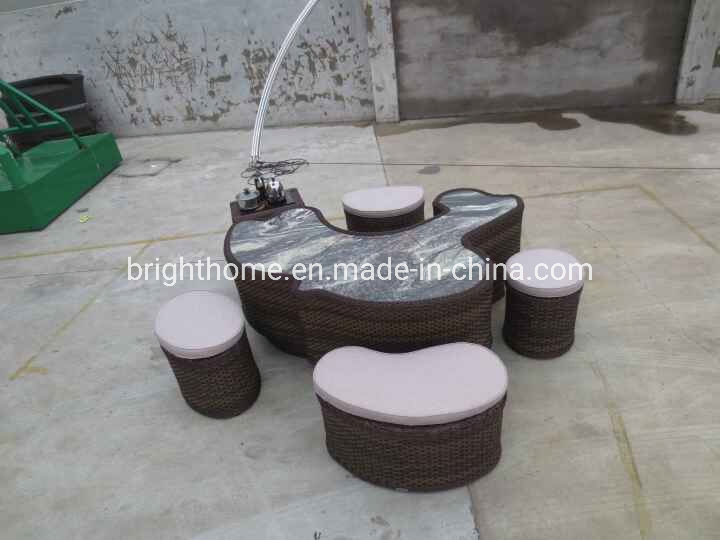 Outdoor and Indoor Tea Table Wicker Weaving Furniture Bp-A68A