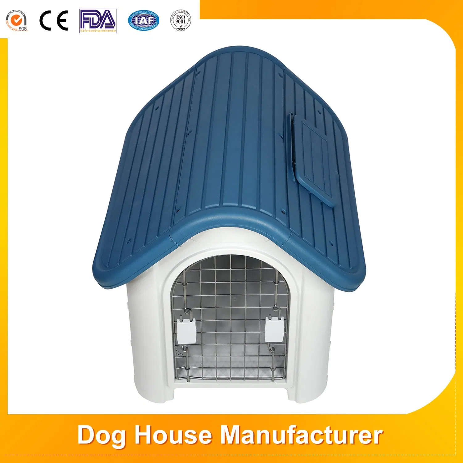 New Arrival Modern Waterproof Puppy Plastic Pet Cage Supplies Non Toxic Outdoor/Indoor Dog House