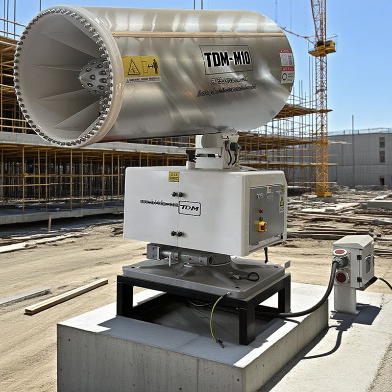 High - Quality Adaptive Spray Trajectory Algorithm with Lidar Environmental Scanning Technology Fog Cannon