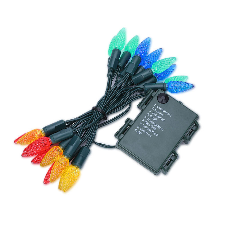 RGB Color C6 LED String Light Outdoor Indoor Decoration Light