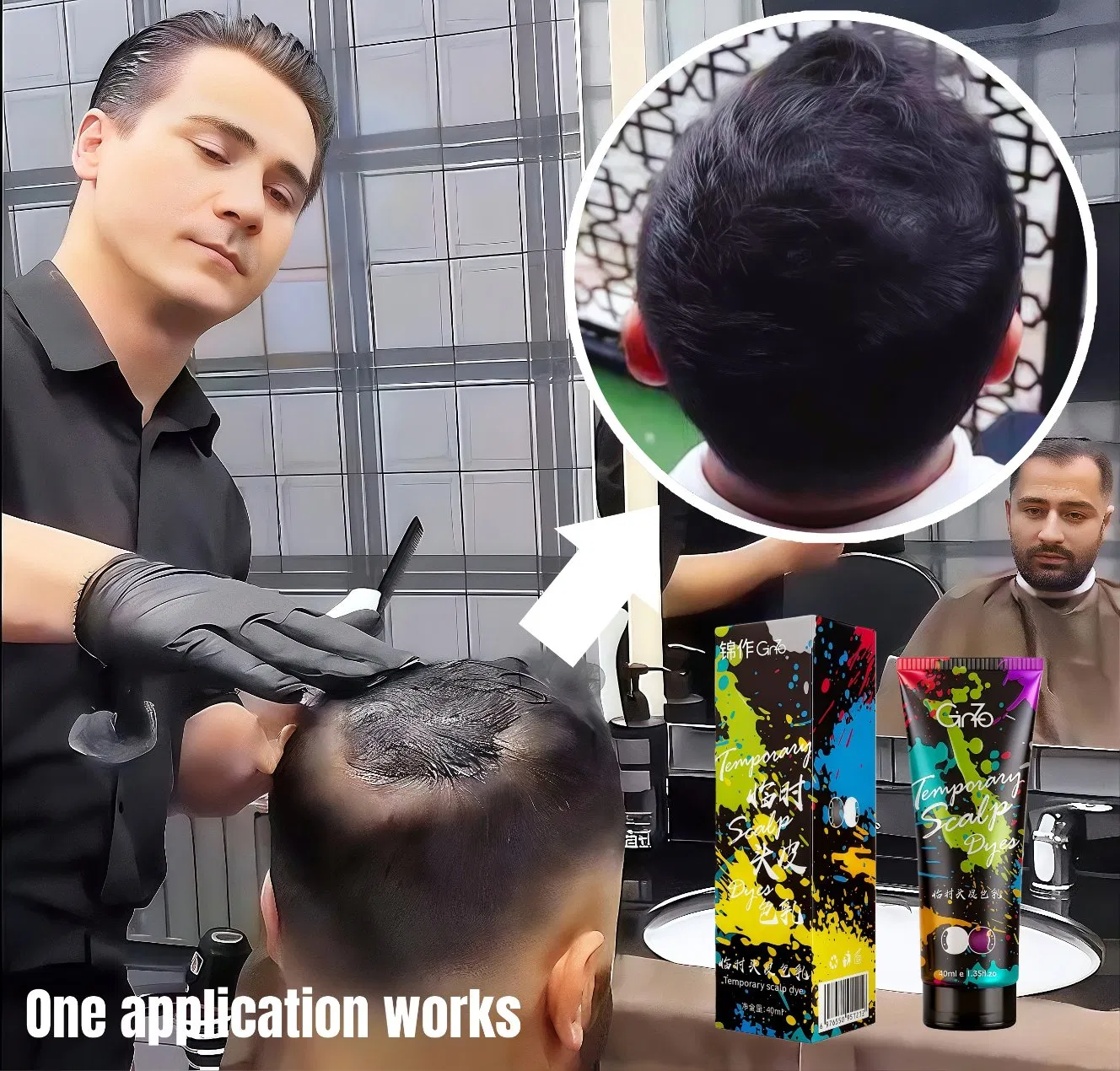 New Organic Grey Concealer Gel Spray for Thinning Hair Beards Natural Long Lasting Bald Scalp Coverage Herbal Factory Fresh