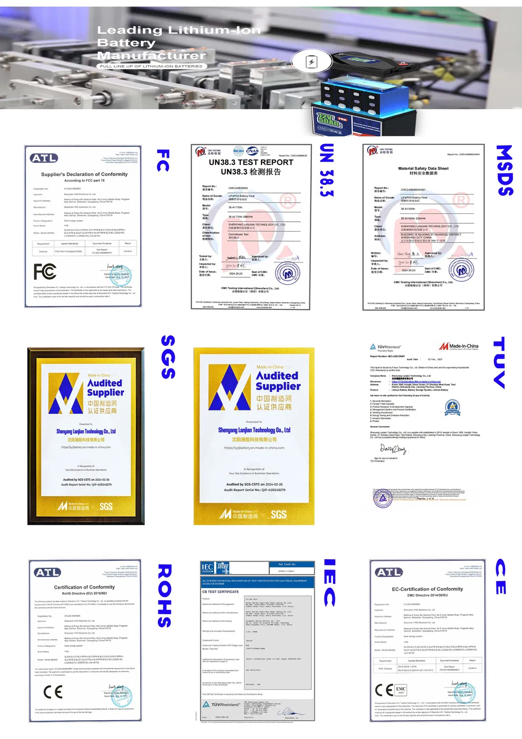 Certifications