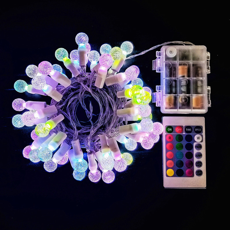 RGB Color C6 LED String Light Outdoor Indoor Decoration Light