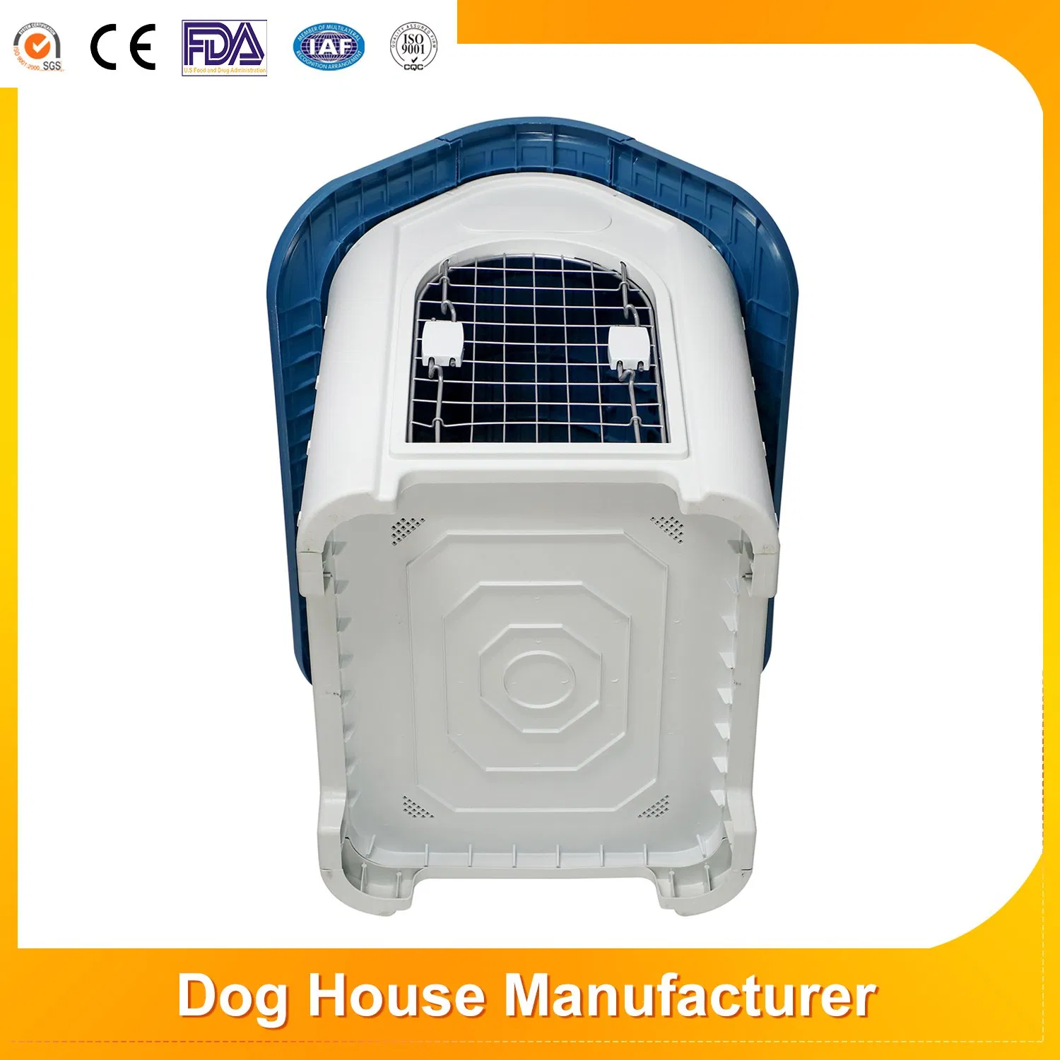 New Arrival Modern Waterproof Puppy Plastic Pet Cage Supplies Non Toxic Outdoor/Indoor Dog House