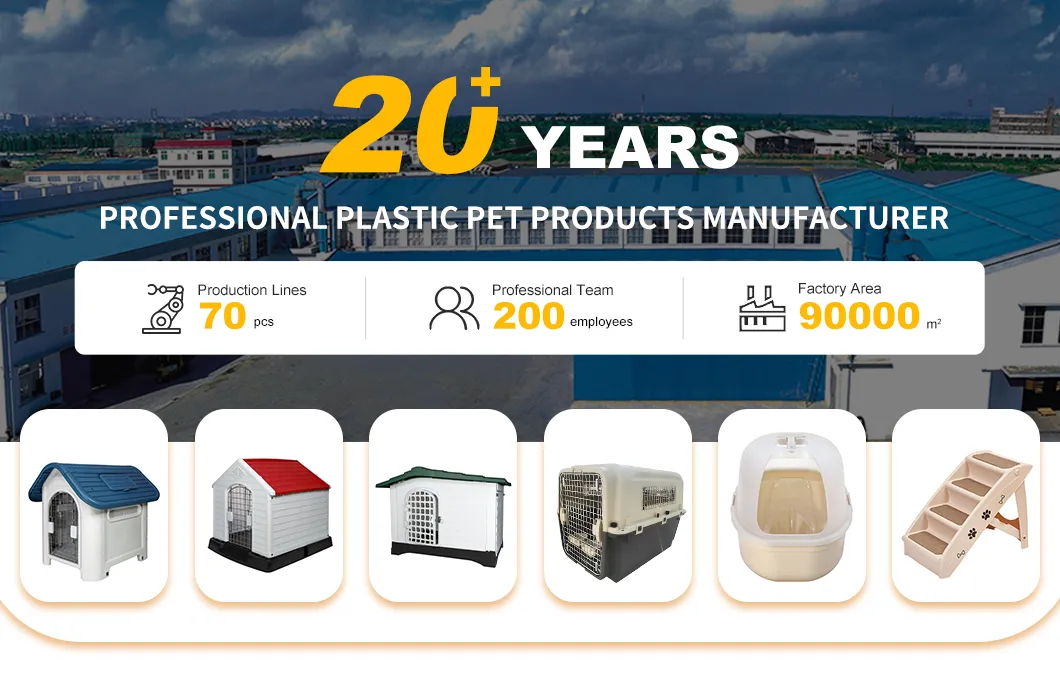 Modern Waterproof Puppy Plastic Pet House