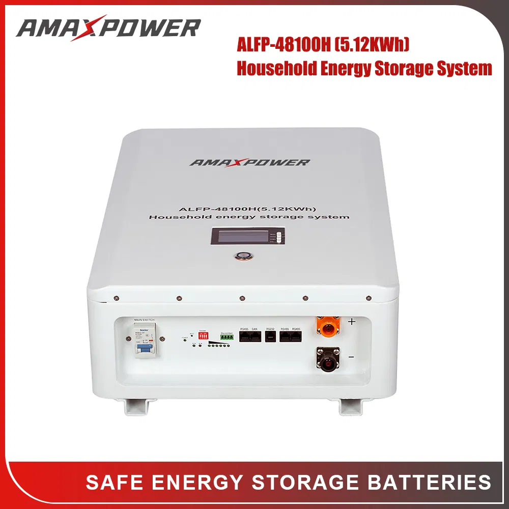 5kwh/10kwh/15kwh Residential Lithium Energy Storage System 51.2V 100ah/150ah/200ah Wall Mounted Solar Power LiFePO4 Cell Battery for Household Electric Backup