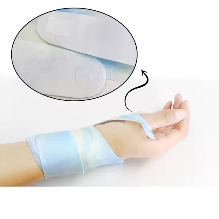 Keep Warm Steam Heating Wrist Strips Natural Herbal Self Warm Wrists Neck