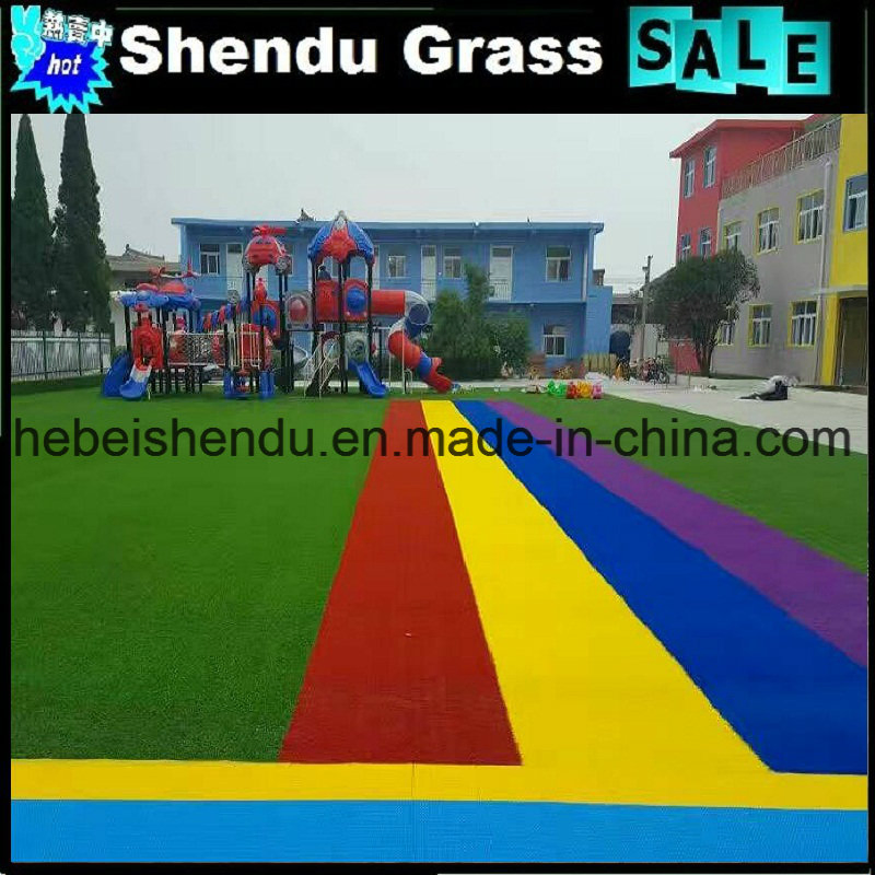 Lush Colorful 25mm Synthetic Turf for Indoor and Outdoor Use