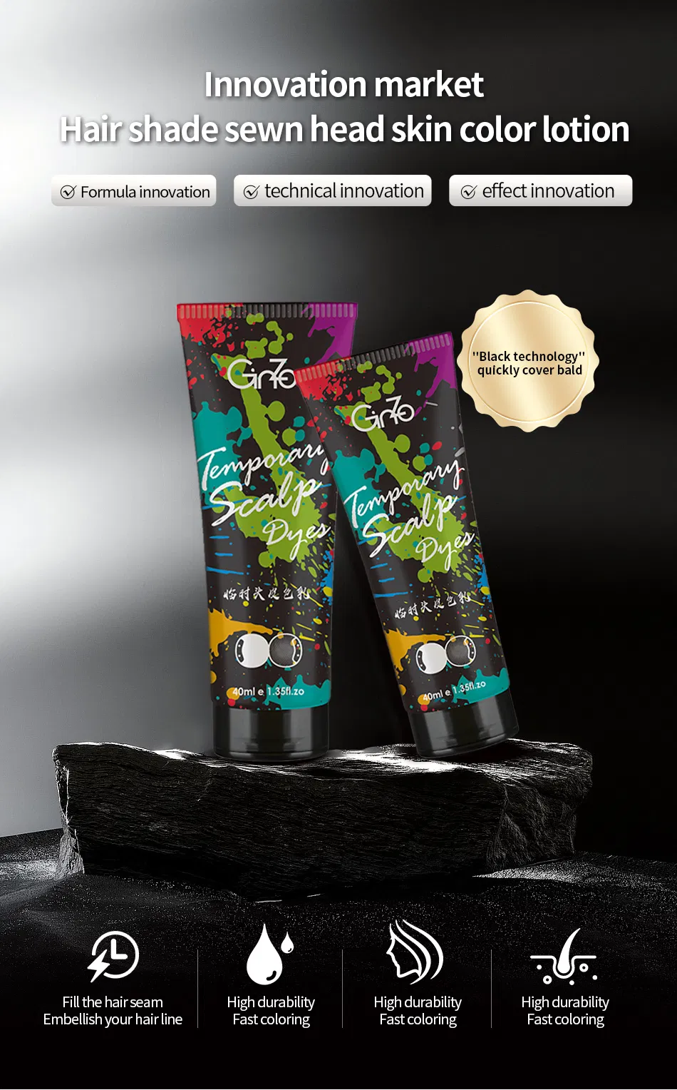 Organic Grey Concealer Gel Spray