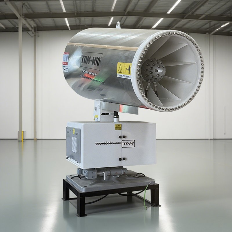 High - Quality Adaptive Spray Trajectory Algorithm with Lidar Environmental Scanning Technology Fog Cannon