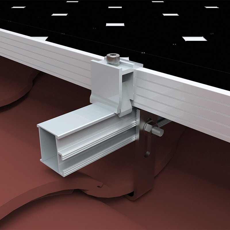 Exceptional-Quality Durable Aluminum Solar Panel Mounting Racking System for Flat Roof Brackets