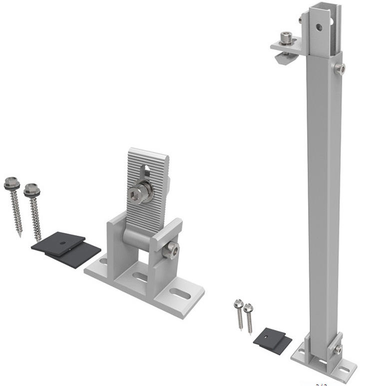 Easy Installed Adjustable Angle Solar Panel Brackets Tilt Front Leg Rear Leg Solar PV Panel Mounting Bracket with High Quality