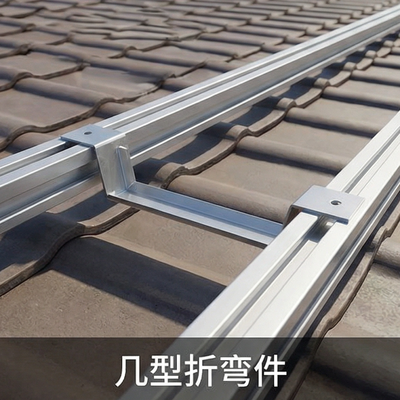 Manufacturer Wholesale Solar Panel Mounting System 30mm 35mm PV Aluminum Clamps Customized MID Clamp End Solar Clamp