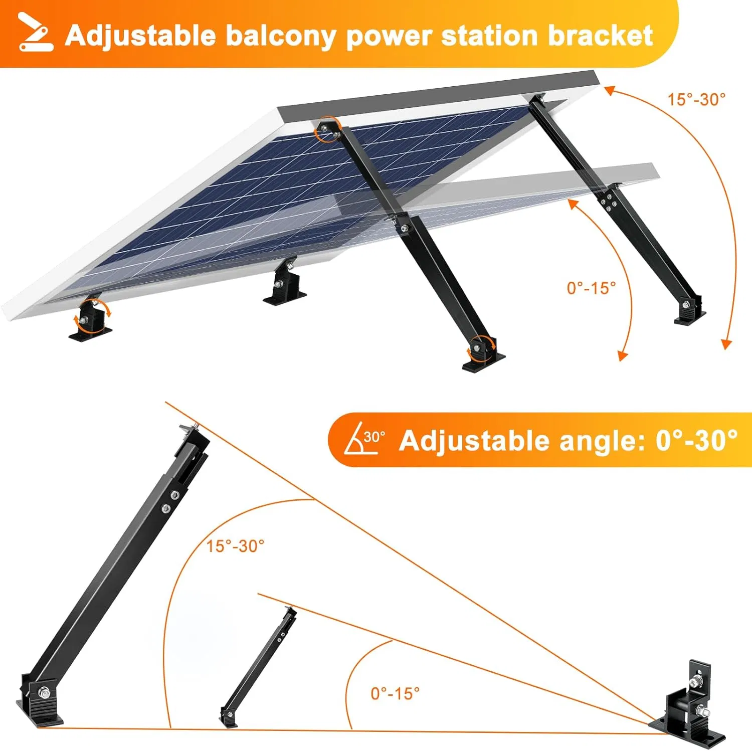 Adjustable Solar Mounting Bracket for Optimal Panel Positioning