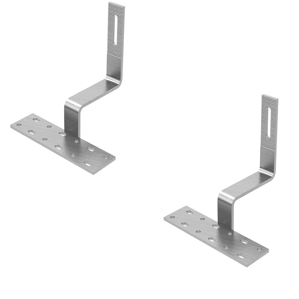 Custom SUS304 Stainless Steel Solar Tile Roof Hook Mounting Bracket