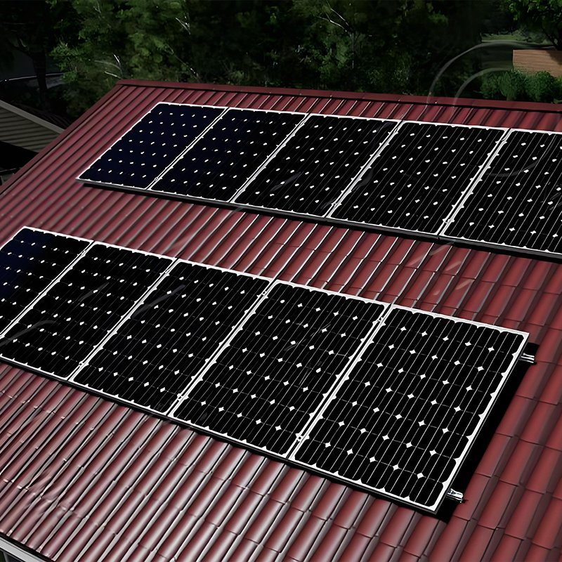 Exceptional-Quality Durable Aluminum Solar Panel Mounting Racking System for Flat Roof Brackets