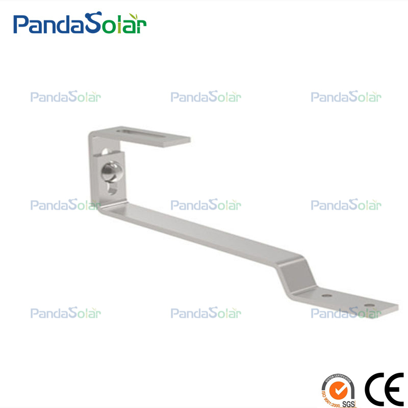 Easy-Installed Adjustable Stainless Steel Solar Hook for 0-60 Degree Asphalt Roof
