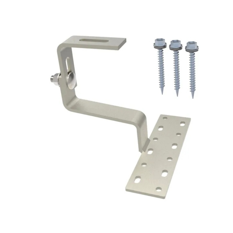 New Price of Adjustable Solar Panel Tilt Installation Bracket, Quick Roof Hook for Solar Installation System